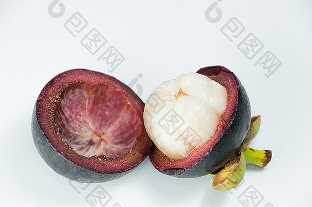 女王泰国水果山竹果熊水果多雨的季节高好处减少低密度脂蛋白cholesteral
