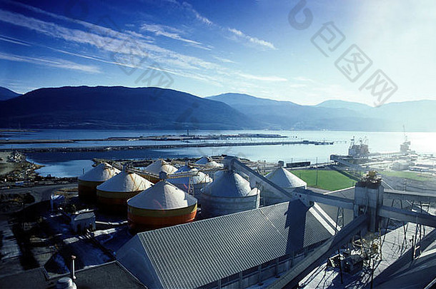 加拿大不列颠哥伦比亚省基蒂马特铝冶炼厂。