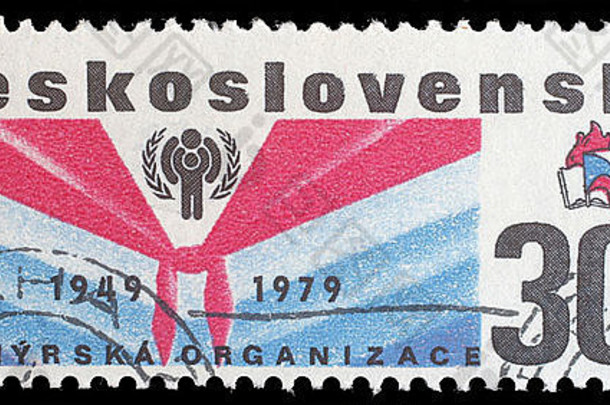 邮票捷克斯洛伐克显示图像纪念周年<strong>纪念日</strong>先锋<strong>运动</strong>