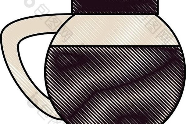 水壶咖啡饮料图标图像