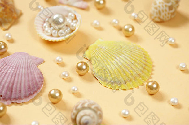 不同类型珍珠和贝壳的成分