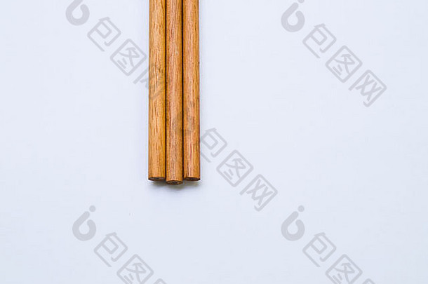 木铅笔孤立的白色背景