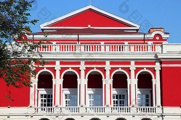 保加利亚的诡计。全国第五大城市。罗斯国家歌剧院。