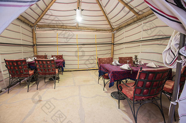 室内设计奢侈品酒店餐厅户外帐篷餐厅区域