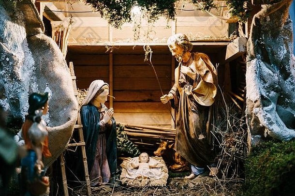 玩具雕像-耶稣基督的诞生
