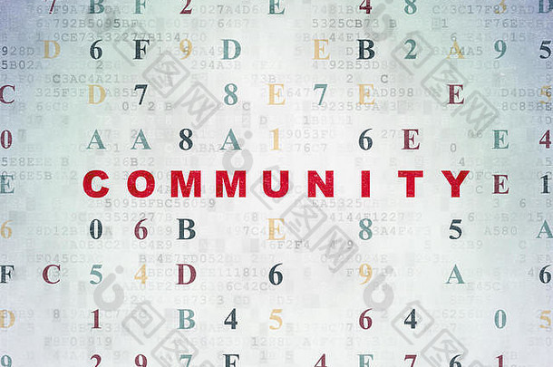 社会网络概念：数字数据纸背景下的社区