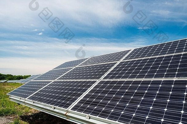 太阳能面板<strong>光</strong>伏替代电源概念可持续发展的资源