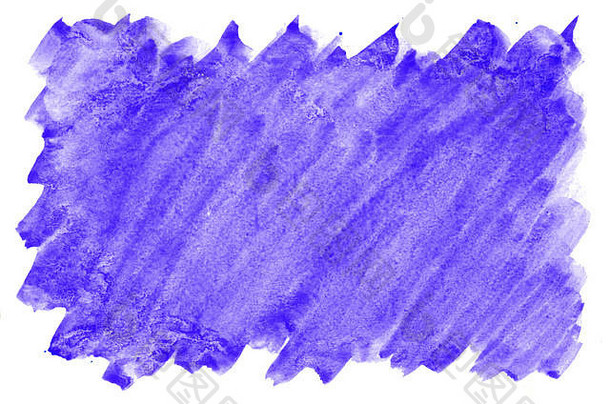 色彩斑斓的蓝色的水彩湿刷油漆液体背景壁纸水瓶座明亮的颜色摘要手画纸纹理背景生动的他们