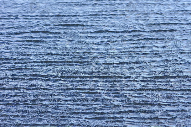 钢蓝色海面的图案，有微小的<strong>不</strong>规则波浪。