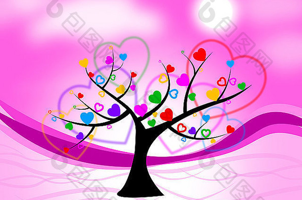 <strong>树</strong>心代表情人节和情人节