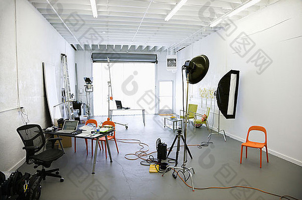 室内摄影工作室灯设备道具