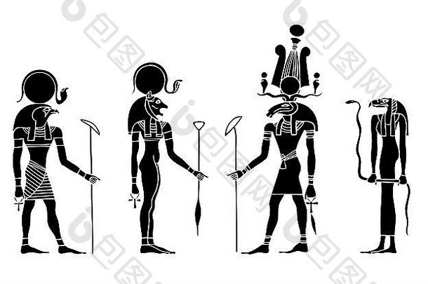 古埃及的各种神——拉、巴斯特、肯苏和阿蒙神的女祭司