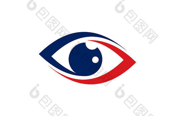 是与眼睛健康、眼睛护理或眼睛治疗相关的符号
