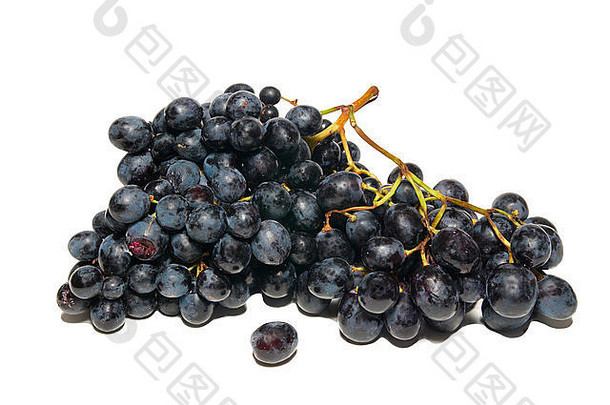 黑葡萄与白葡萄分离。