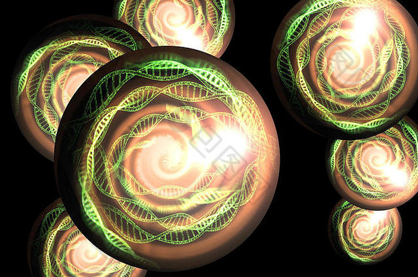 宇宙黑洞隧道空间背景3D插图
