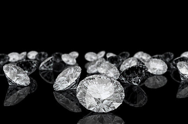 钻石经典减少白色背景