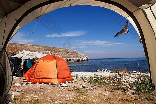 帐篷海滩