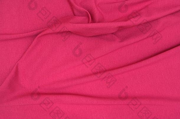 粉红色的织物