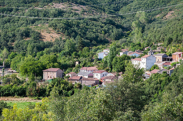 的观点nocedo戈登小小镇直辖市帕拉戈登利昂省西班牙