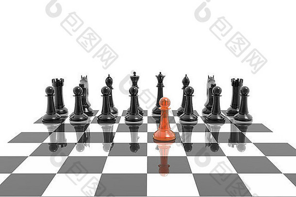 国际象棋比赛的第一步