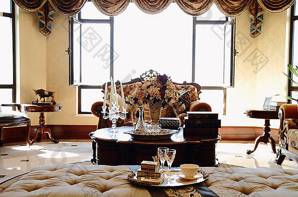 奢侈品现代生活房间不错的沙发