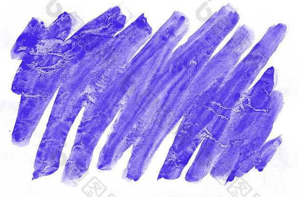 色彩斑斓的紫罗兰色的水彩湿刷油漆液体背景壁纸业务卡水瓶座明亮的颜色摘要手画纸纹理