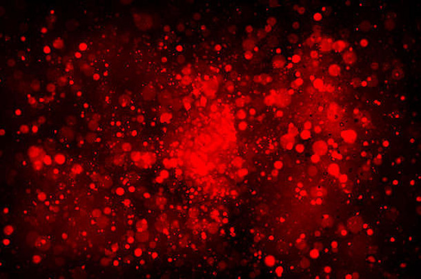 红色浪漫爱情波基图案为背景纹理叠加。神奇的闪光。