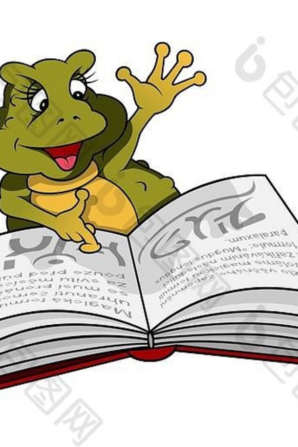 青蛙和书