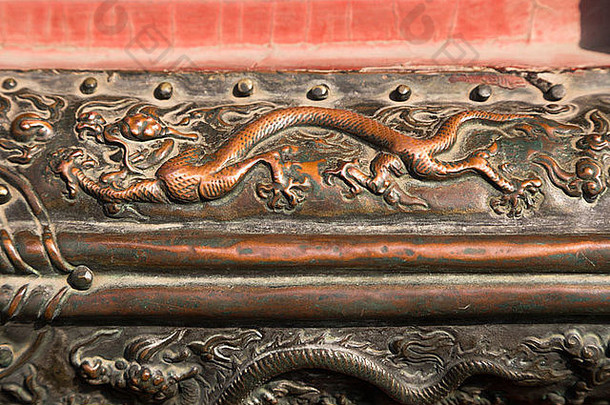 亚洲北京青铜救援龙中国细节被禁止的城市