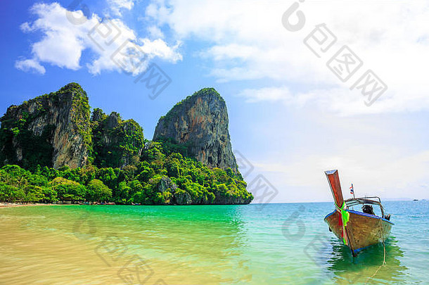 传统的长尾船莱利海滩什么时候<strong>泰国</strong>
