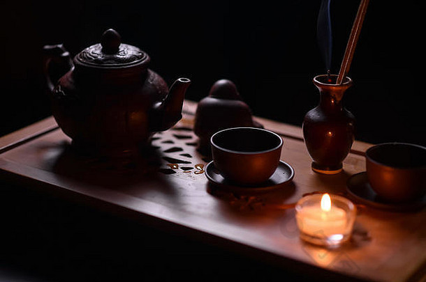 茶仪式蜡烛