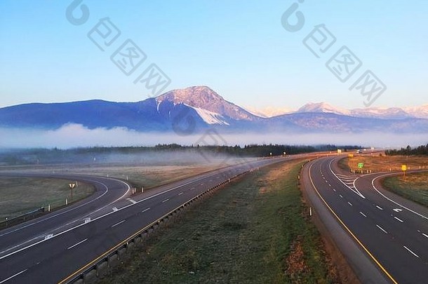 横加公司高速公路加拿大落基山脉