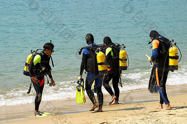 aquanaut Aloha州aquanaut海滩沙滩黑蓝色运动设备baresark深海环境泰国休闲恢复