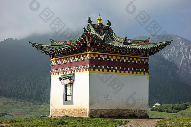 中国四川兰木斯藏族建筑