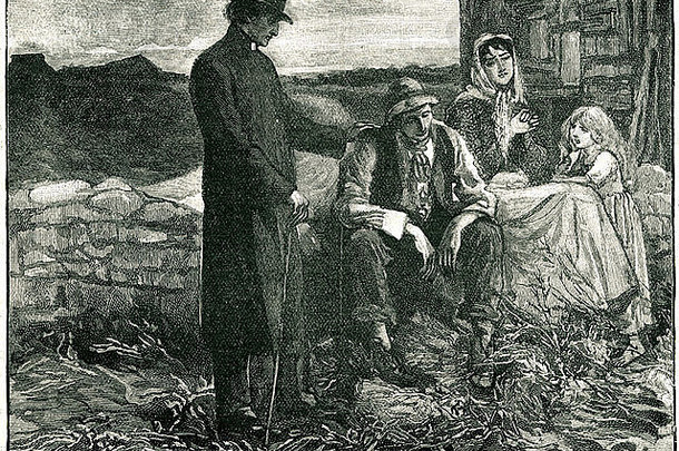 西奥博尔德·马修神父1845年遭受饥荒的穷人