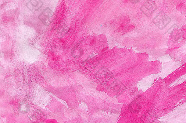 粉色抽象水彩背景