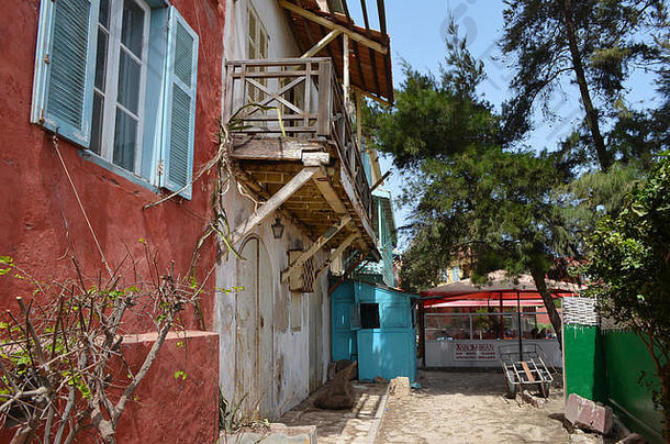 戈雷岛，一个古老的奴隶贸易中心，靠近塞内加尔达喀尔