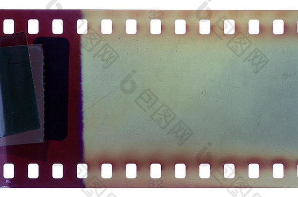 空白紫色动感嘈杂胶片条纹纹理背景