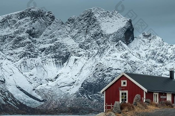 <strong>挪威</strong>罗弗敦群岛美丽的冬季景观