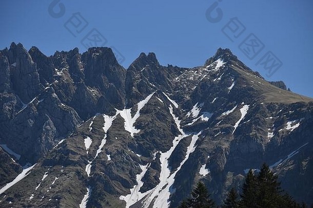 瑞士Säntis山全景图