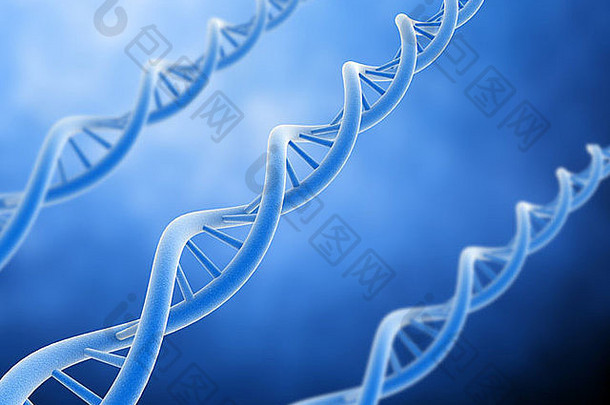 DNA插图高质量渲染