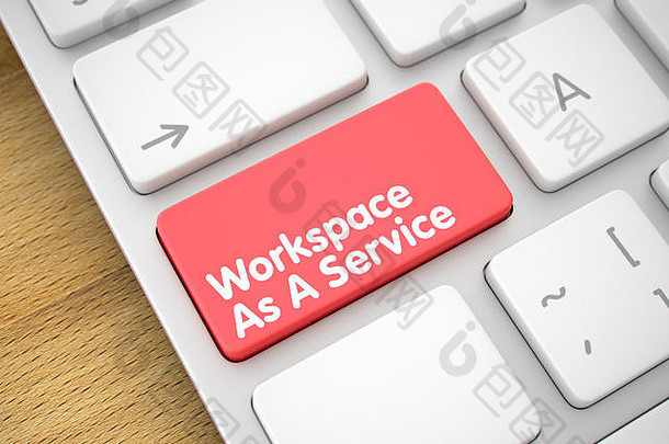 工作空间即<strong>服务</strong>-红色键盘键盘上有铭文。