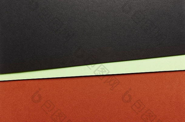 彩色的纸板背景黑色的<strong>绿色</strong>红色的语气复制空间水平