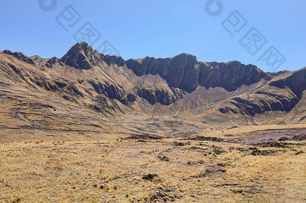 风景还小道废墟胡丘伊qosqo神圣的谷秘鲁