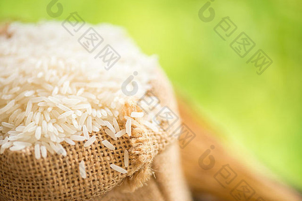 米粒麻袋白米