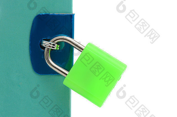 绿色锁盒