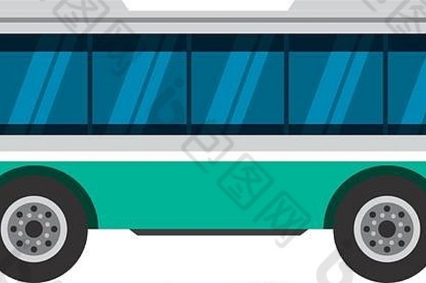 公共汽车卡车公共车图标