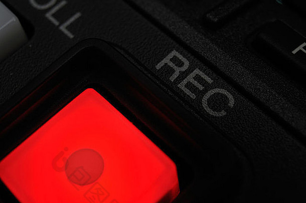红色录制按钮的宏快照。