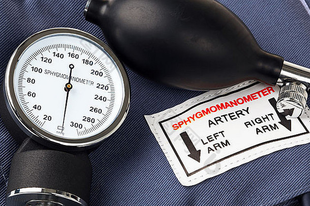 照片血压计医疗工具测量血压力
