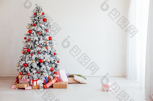 圣诞节树一年礼物装饰装饰假期冬天